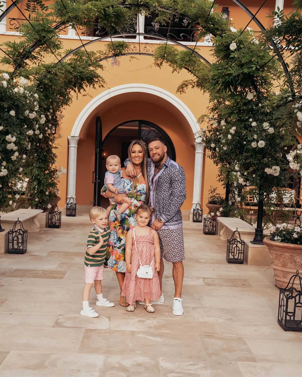 Conor McGregor and Dee Devlin host an adorable joint birthday party for their sons Conor Jr., 5 and Rian, 1 year old.
