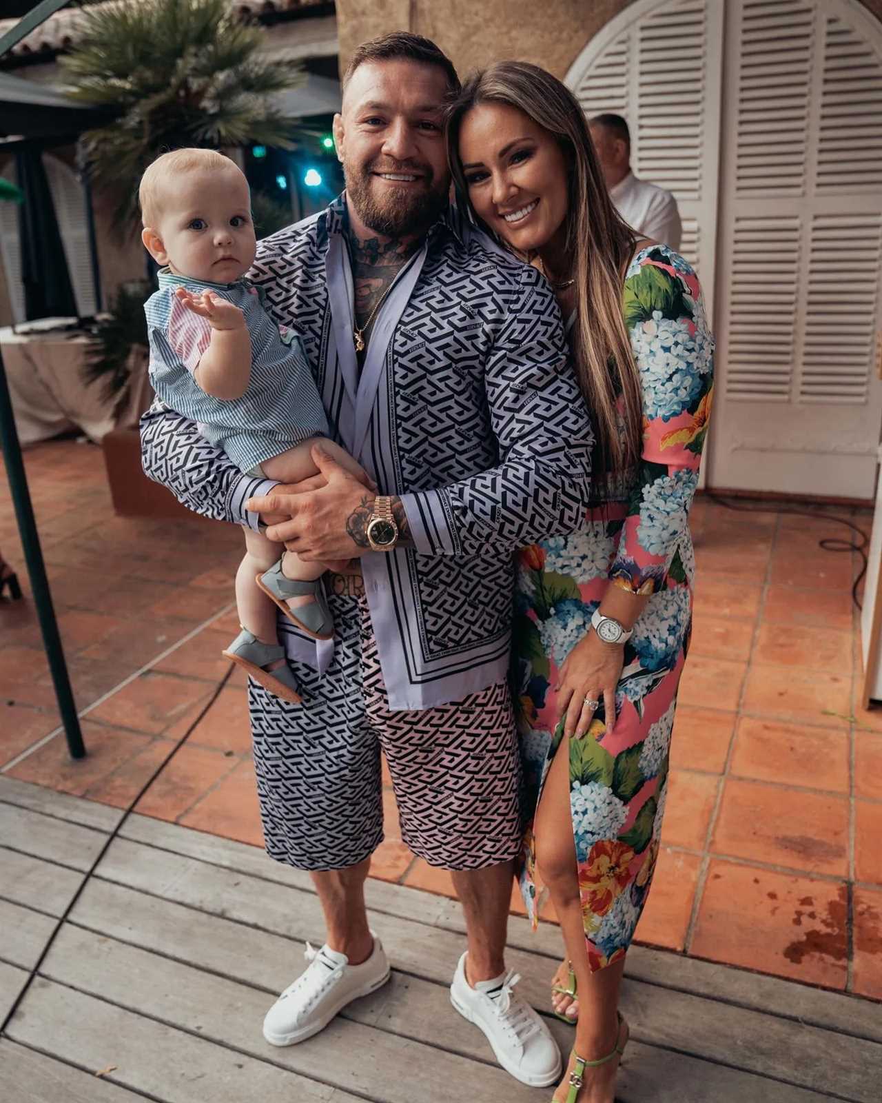 Conor McGregor and Dee Devlin host an adorable joint birthday party for their sons Conor Jr., 5 and Rian, 1 year old.