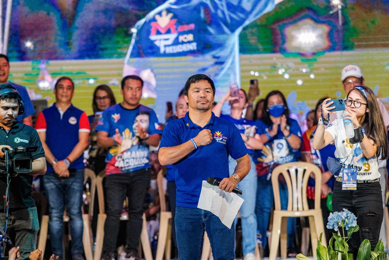 Manny Pacquiao (43), is linked to a sensational comeback in boxing after the Philippines presidential election.