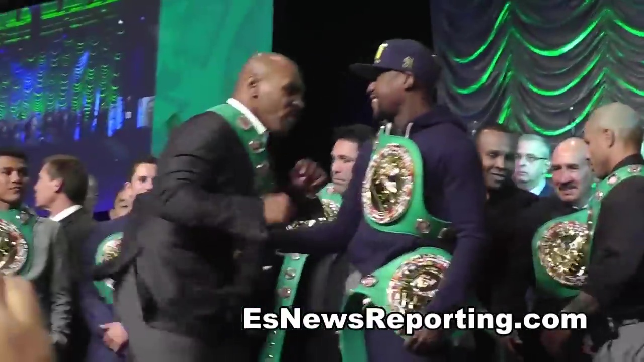 In Mike Tyson's 22-year-old feud with Floyd Mayweather, as the war of words escalates between them