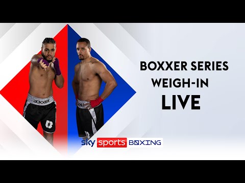 LIVE WEIGH IN! BOXXER Series: The Cruiserweights
