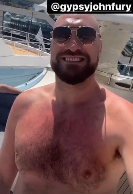 150 feet of pure luxury - Tyson Fury and Paris, their family are on holiday in Cannes aboard the superyacht Tyson Fury.