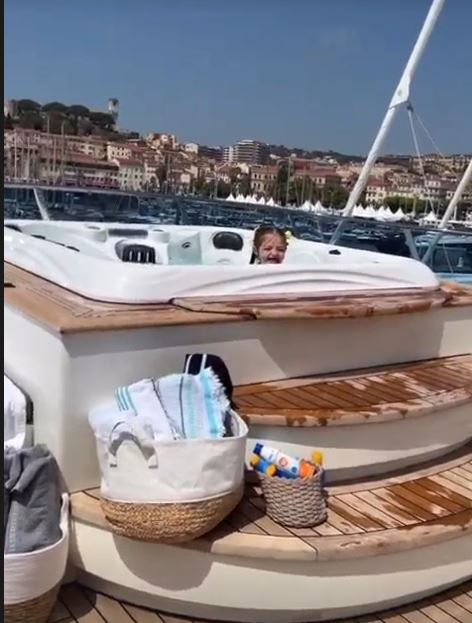 150 feet of pure luxury - Tyson Fury and Paris, their family are on holiday in Cannes aboard the superyacht Tyson Fury.
