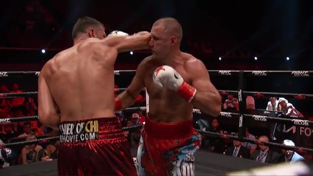 Sergey Kovalev is beaten in the face by ELBOW during a cruiserweight points victory against Kubrat Pulev's brother Tervel