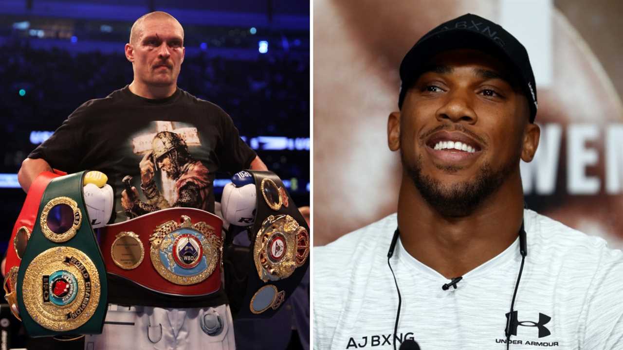 Anthony Joshua and Oleksandr Usyk may agree to a rematch THIS WEEK in order to 'bashing up sparring partner'.