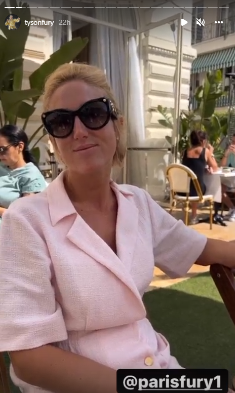 If Carlsberg made wives - Tyson Fury films Paris in a bikini on vacation before drinking a lot of beer with his dad John