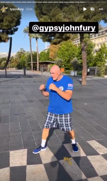 If Carlsberg made wives - Tyson Fury films Paris in a bikini on vacation before drinking a lot of beer with his dad John