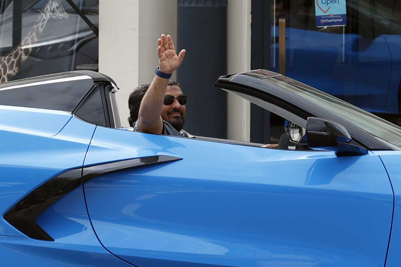 After renting a PS1.4m house, Prince Naseem Hamed drives a PS120k supercar through Windsor.