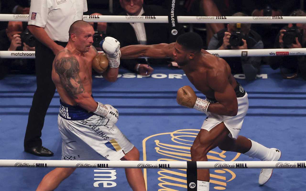 Anthony Joshua warned Oleksandr Usyk that he will fight for the 'whole democracy world' in a rematch during Ukraine's invasion
