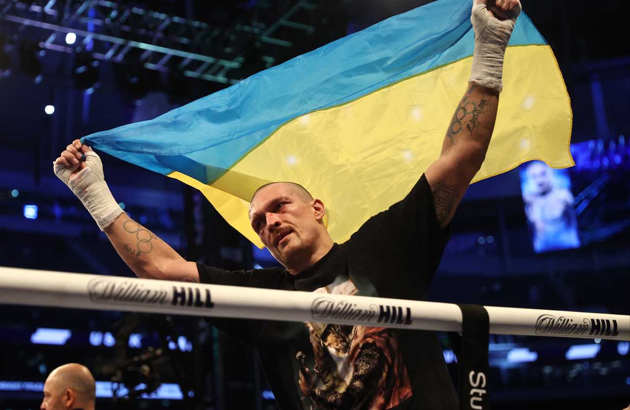 Anthony Joshua warned Oleksandr Usyk that he will fight for the 'whole democracy world' in a rematch during Ukraine's invasion