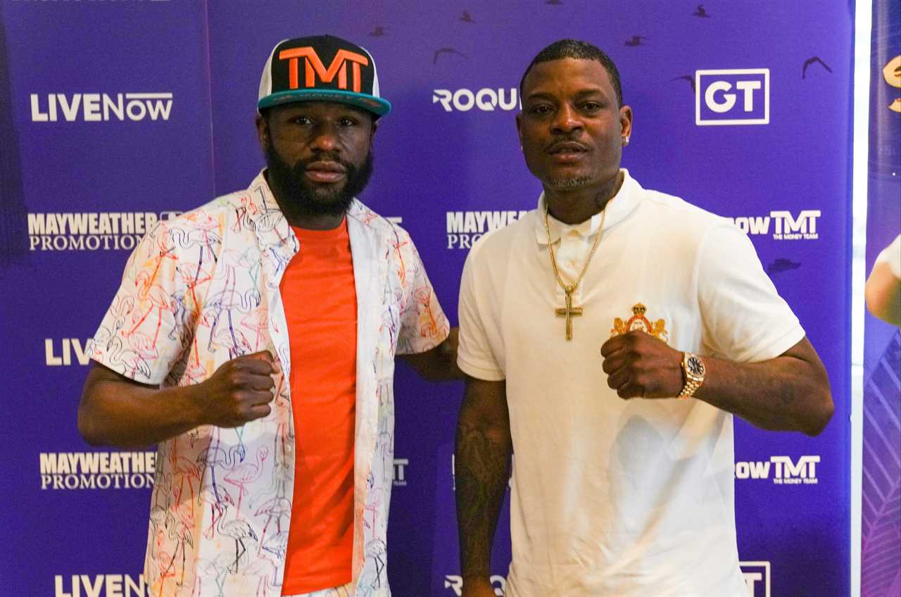 Floyd Mayweather's return will take place in OCTOBER, despite claims that the fight on a helipad would be held this Saturday