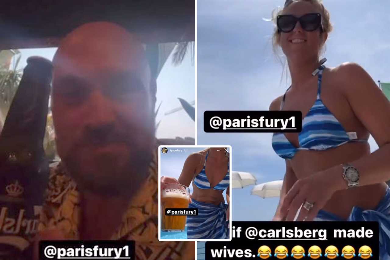 Paris Fury shares a picture of Tyson and Paris Fury on their last night of luxury vacation after 'plenty' of food, drink, and good times.