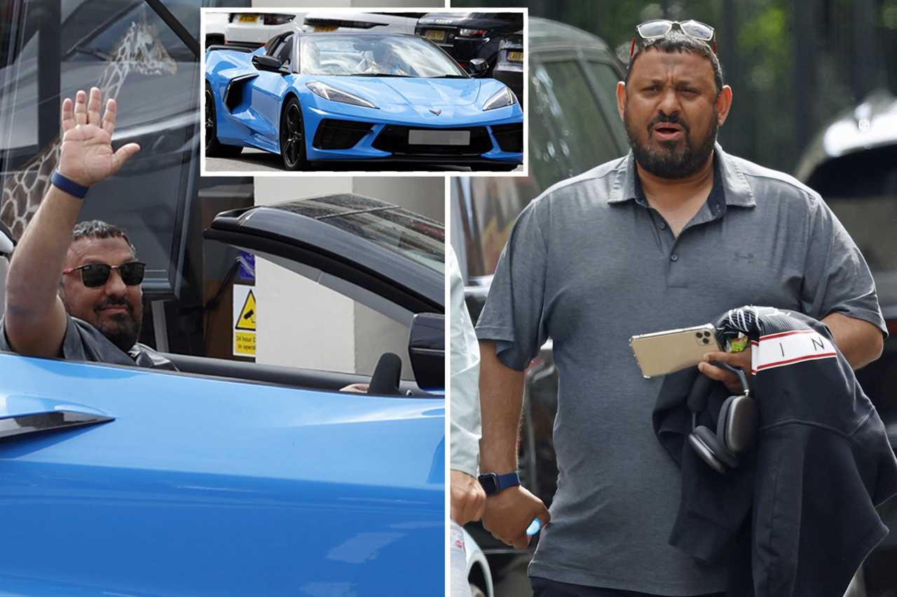 After moving with Queen in Windsor, Prince Naseem Hamed is hard to recognize on a dog walk.
