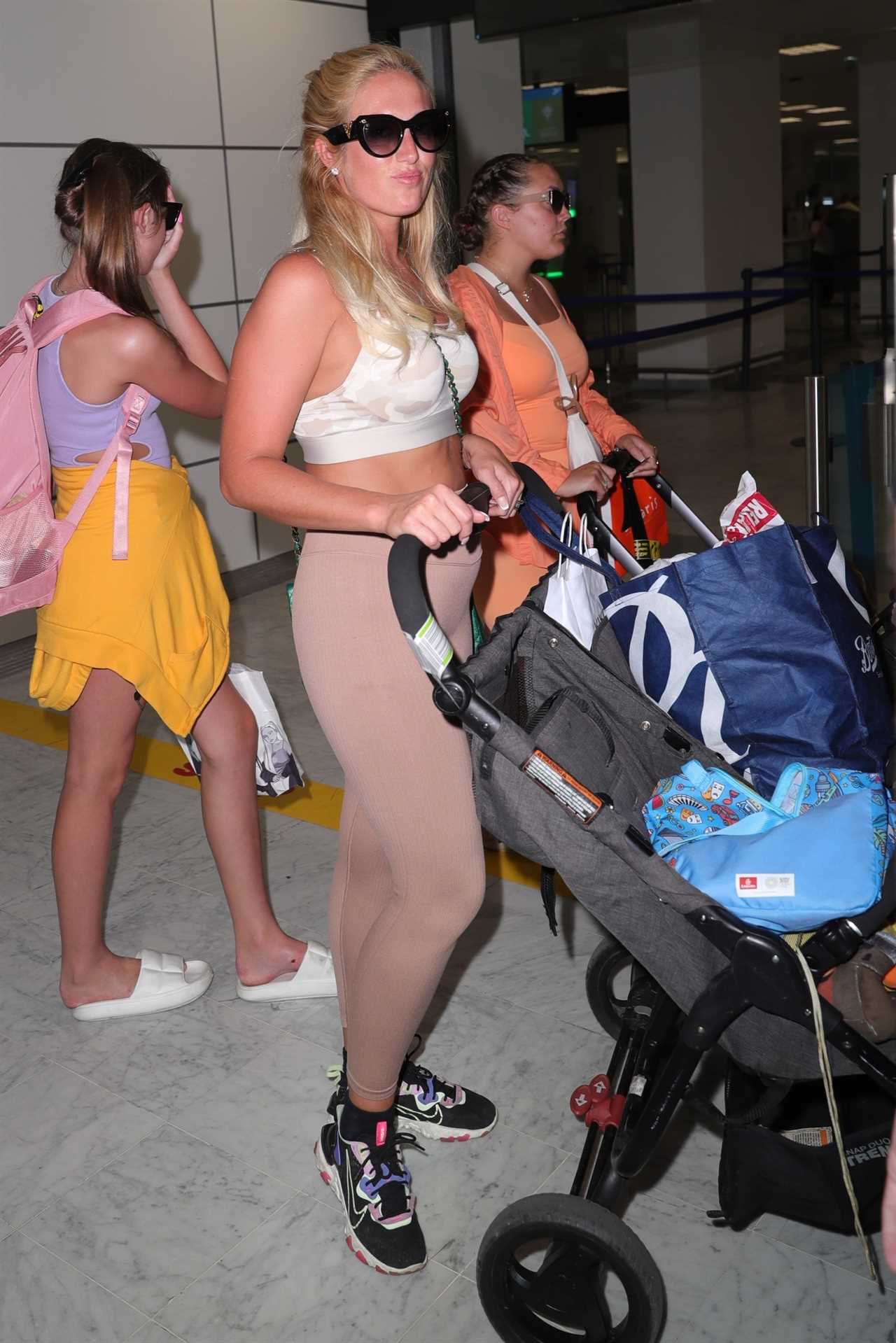 Paris and Tyson Fury swap high-life PS18k-anight yachts for a budget flight to Manchester after a luxury Cannes trip