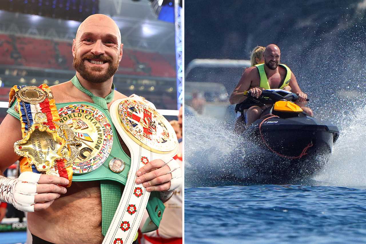 Tyson Fury says he trains every day in retirement... but not to lose weight or improve his mental health.