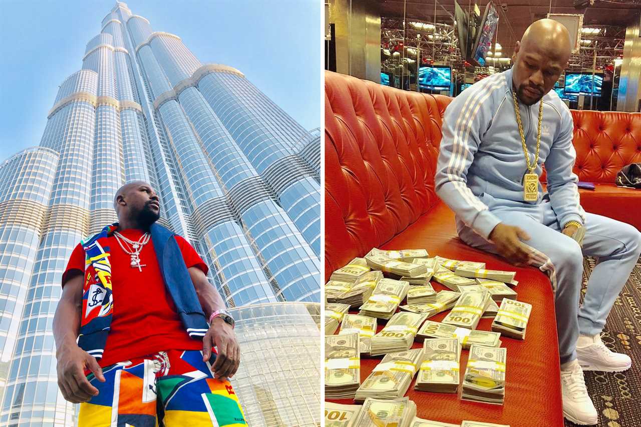 Floyd Mayweather is not broke, despite 50 Cents' claims. However, he does live a luxurious lifestyle, according to UFC icon Michael Bisping