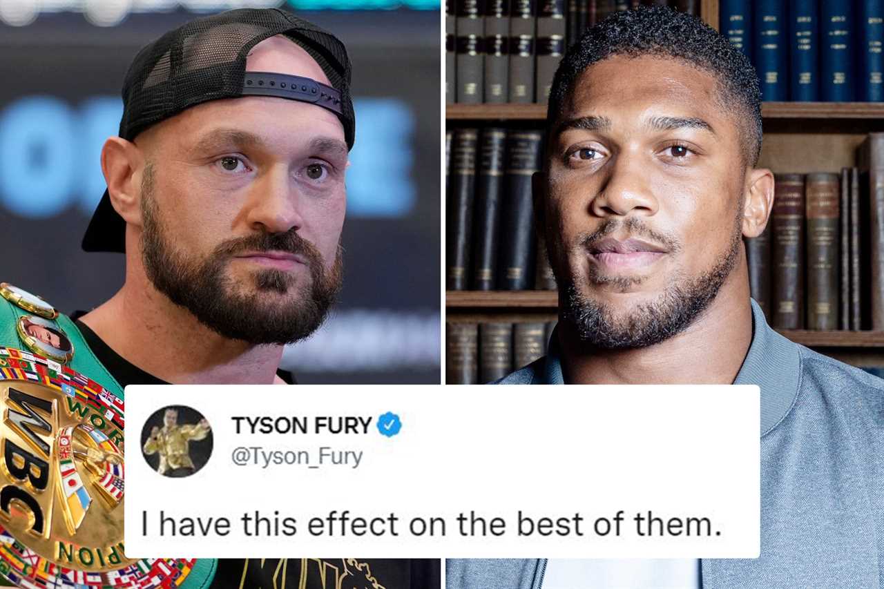 Watch Anthony Joshua's thudding body shots while Brit practices new techniques ahead of Oleksandr Uzyk rematch fight