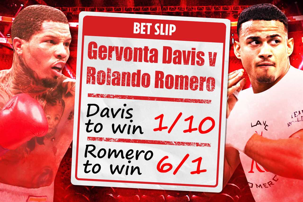 As Mike Tyson's ex coach makes predictions about fights, Gervonta Davies pushes Rolando Romero off the stage during weigh-in.