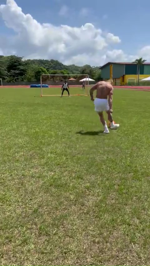 ‘Why don’t his legs belong to rest of body?’ – Jake Paul mocked for hilariously bad penalty after Champions League final