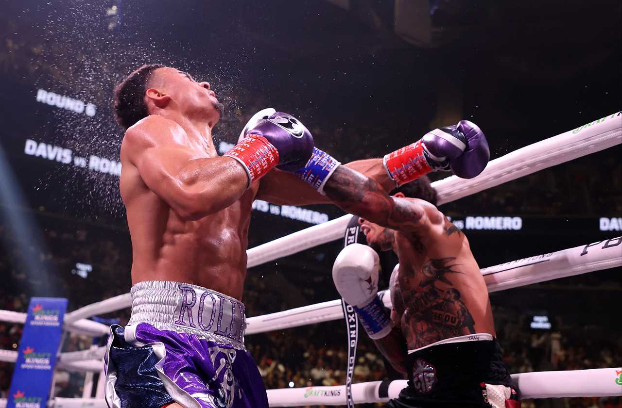 Watch ringside footage of Gervonta Davis’ brutal KO against Rolando Romero as US star admits ‘I didn’t throw it hard’