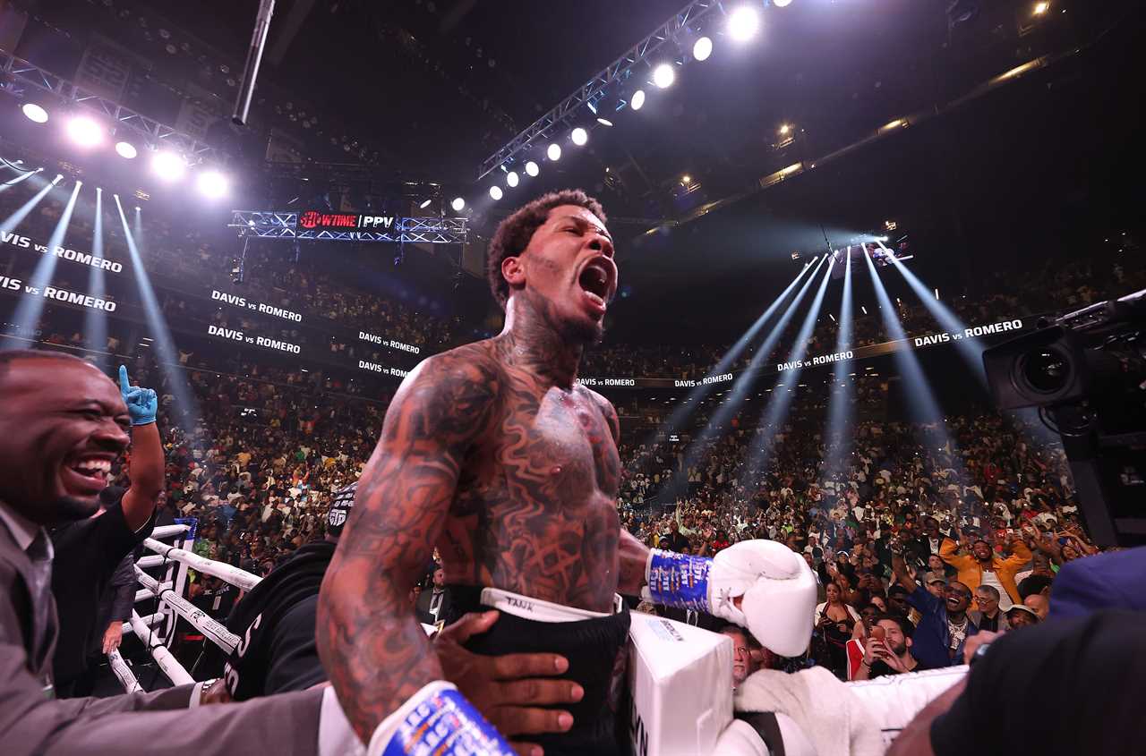 Watch ringside footage of Gervonta Davis’ brutal KO against Rolando Romero as US star admits ‘I didn’t throw it hard’