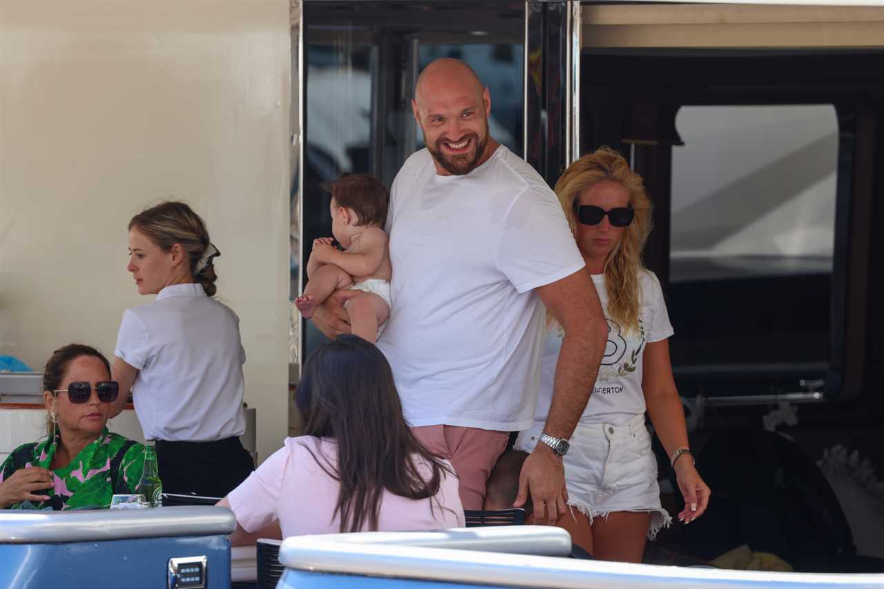 ‘Blessed live’ – Tyson Fury enjoys morning cup of coffee out of £117 Versace MUG as heavyweight king enjoys retirement
