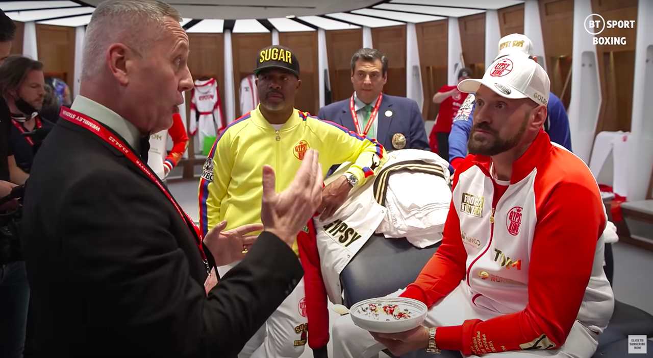 ‘Blessed live’ – Tyson Fury enjoys morning cup of coffee out of £117 Versace MUG as heavyweight king enjoys retirement