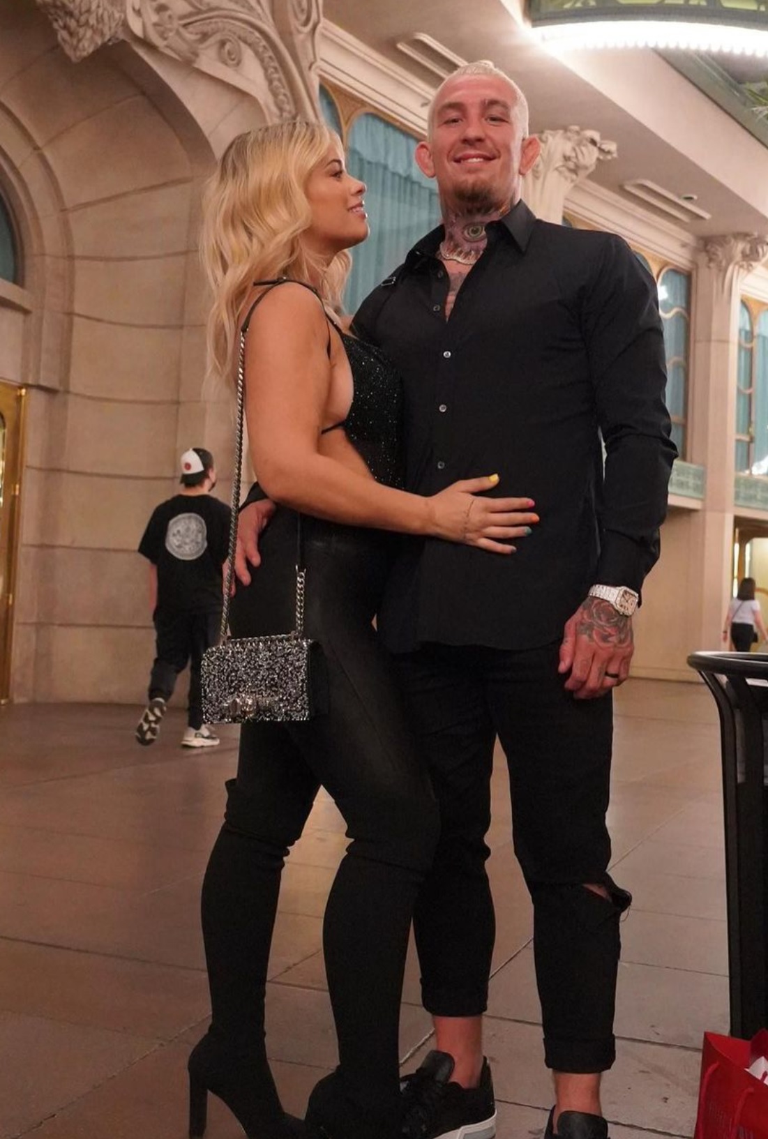 After Austin Vanderford, an ex-UFC star, makes his wrestling debut, Paige VanZant and Austin Vanderford took to the streets and pool of Las Vegas.