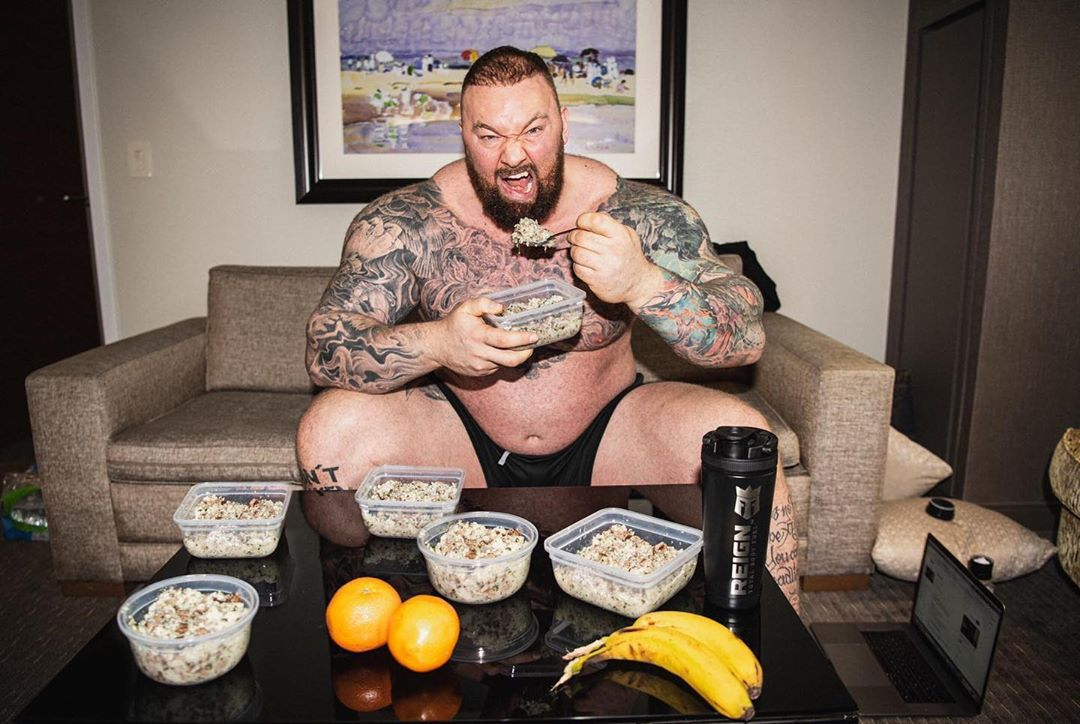 Thor Bjornsson's dramatic weight loss is due to a lack of dedication in training since defeating Eddie Hall