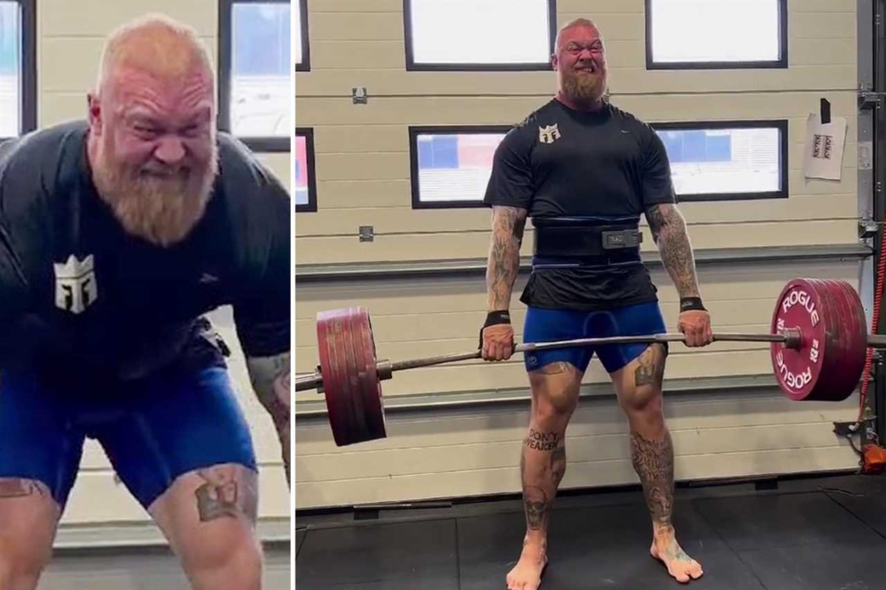 Thor Bjornsson's dramatic weight loss is due to a lack of dedication in training since defeating Eddie Hall