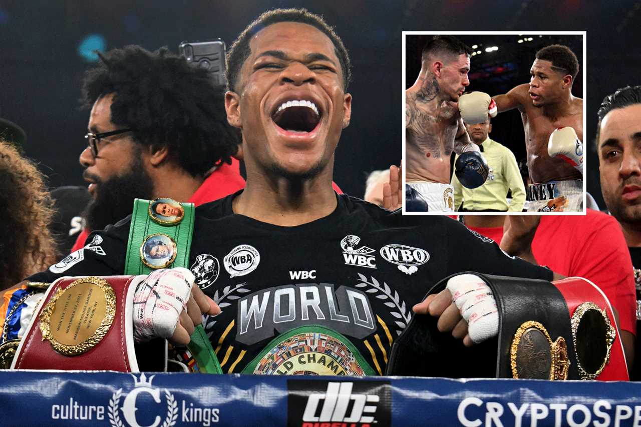 Horror scenes of boxing fans fighting on the streets after Devin Haney stuns George Kambosos Jr.