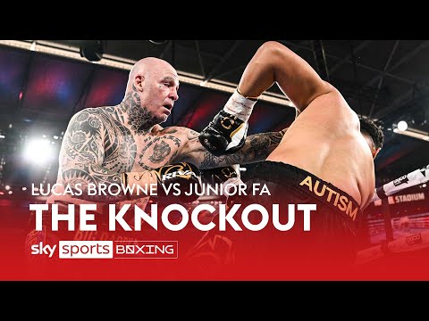 Lucas Browne's huge KO win over Junior Fa! Big Daddy is BACK