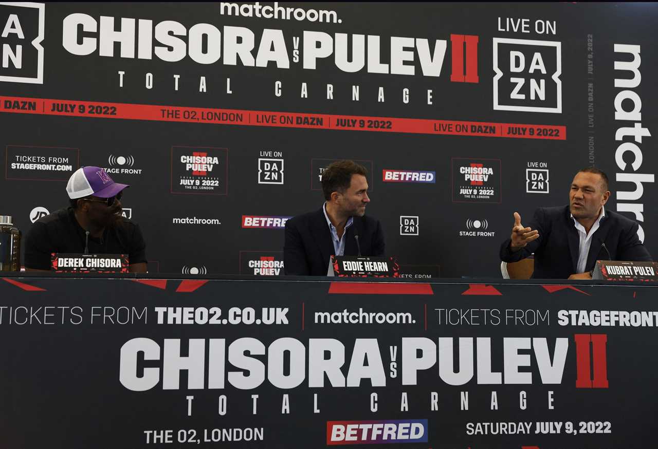 ‘I guarantee I’ll stop him’ – Derek Chisora vows to smash Kubrat Pulev like Anthony Joshua did ahead of July fight
