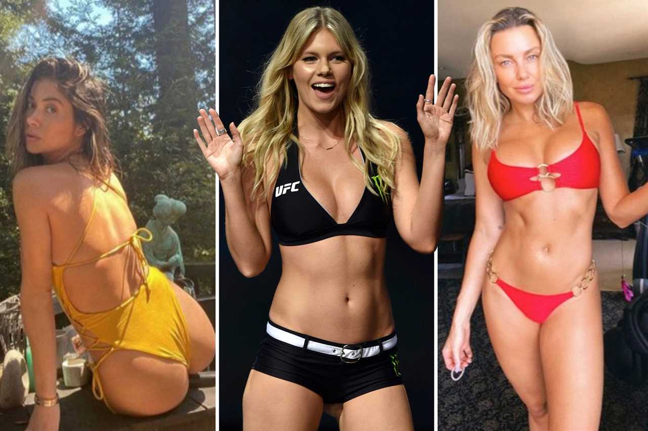 Octagon girl Carly Baker takes a sexy selfie in her bathroom ahead of UFC 275... but the fans are more shocked by her tiny BATH