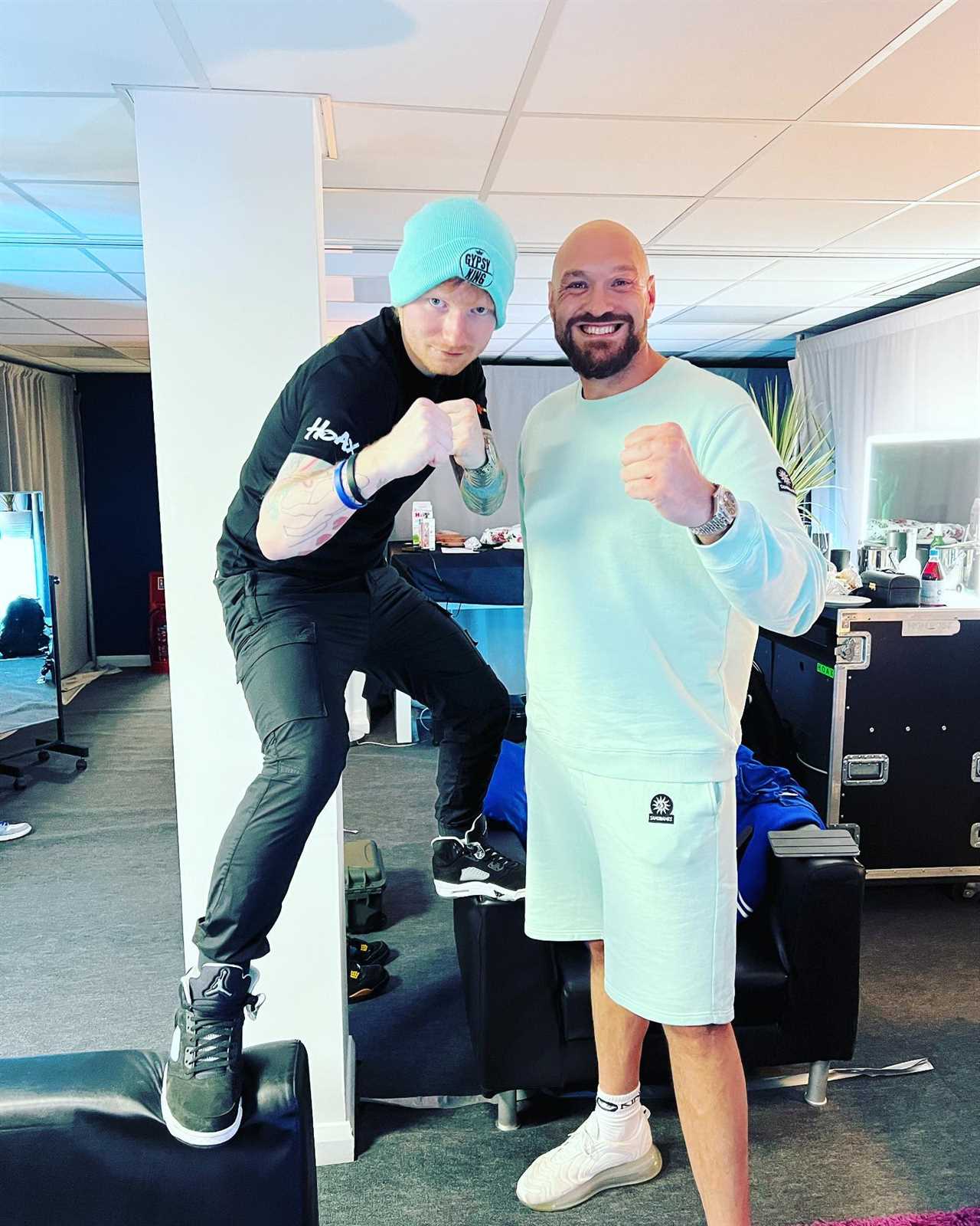 Tyson Fury says Ed Sheeran was 'p***ed' about Gypsy King’s record-breaking Wembley crowd in support of Dillian Whyte