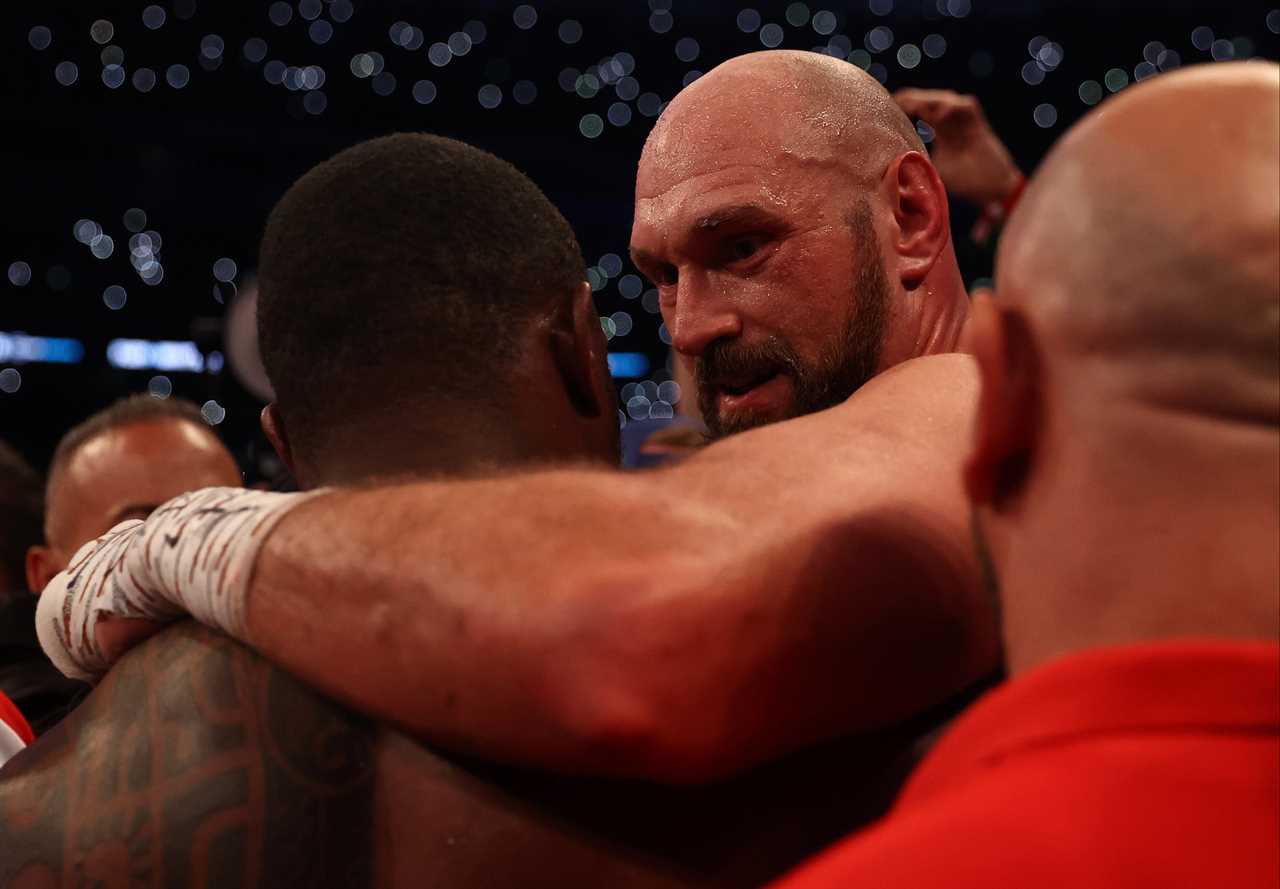 Tyson Fury attacks Dillian Whyte for claiming he used an 'illegal' move. He also claims that he PRAYED FOR his rival before the fight