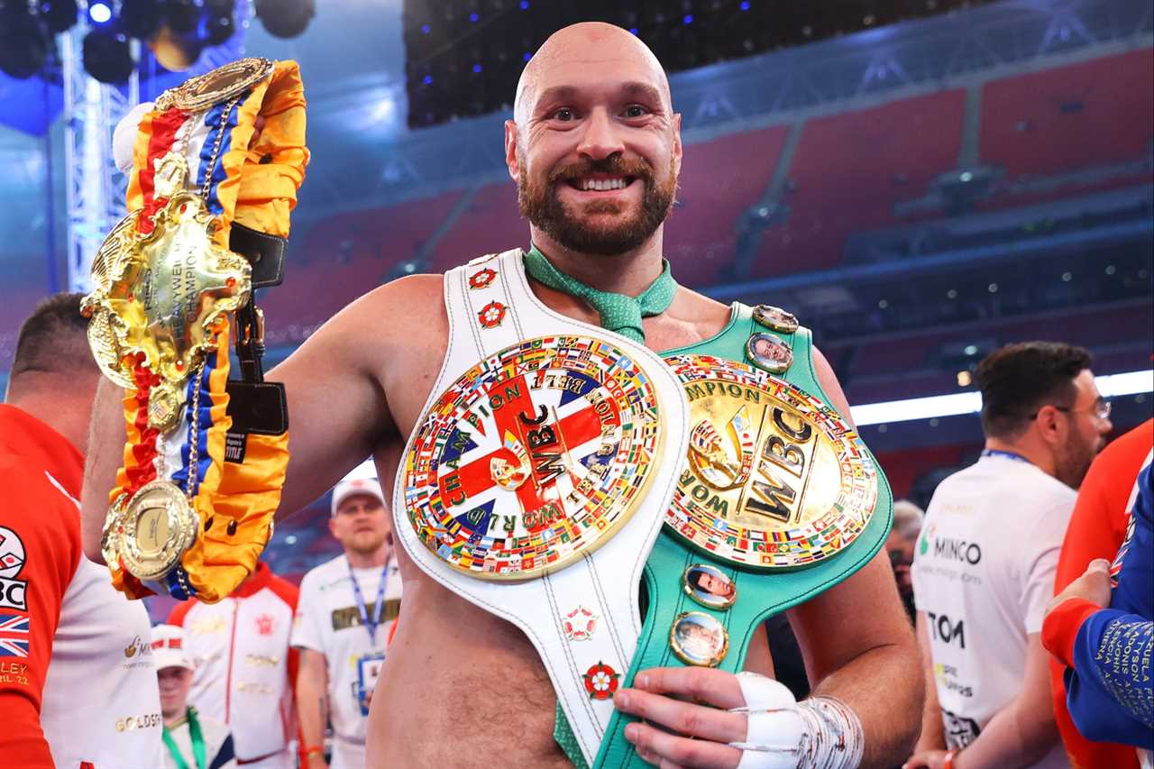 Tyson Fury will fight the winner of Anthony Joshua or Oleksandr Usyk down the line - alongside UFC star Francis Ngannou