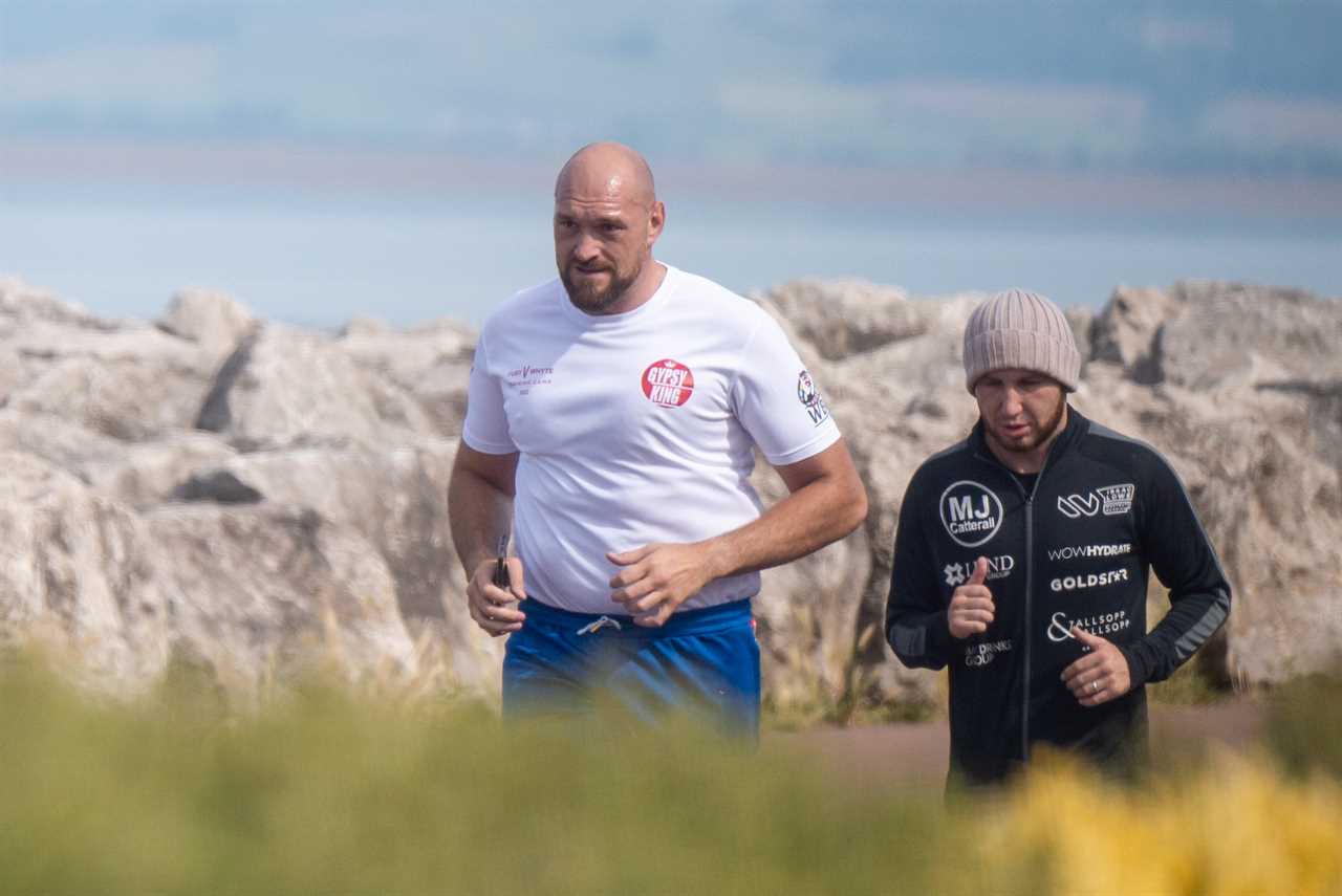Tyson Fury, boxing champ, keeps fit after he revealed that he will return to the ring at '100%'
