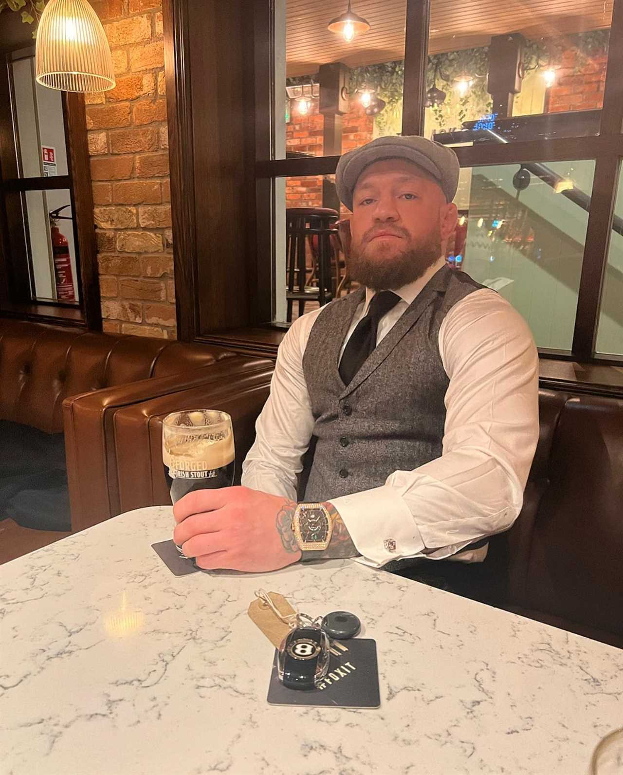 Playboy poker star Dan Bilzerian meets Conor McGregor, UFC legend. He is joined by a team of beautiful models at the Black Forge Inn pub.
