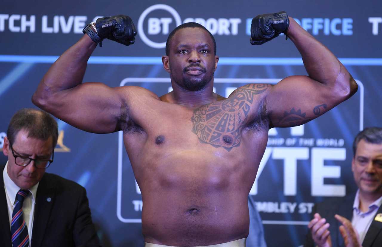 He's getting it - Daniel Dubois is out to destroy Dillian Whyte in an all-British title grudge bout after 'quit' his slurs