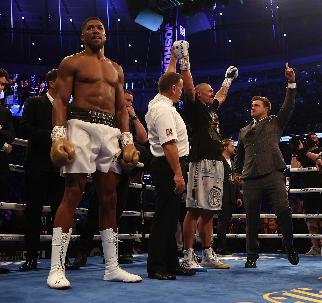 Anthony Joshua is 'BAFFLED by the tactics he used against Oleksandr Uzyk. Eddie Hearn teases a change in the game plan for rematch