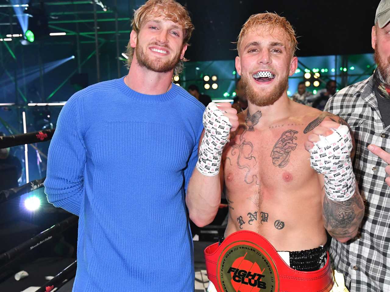 Logan Paul warns Jake that Floyd Mayweather is not coming after him.