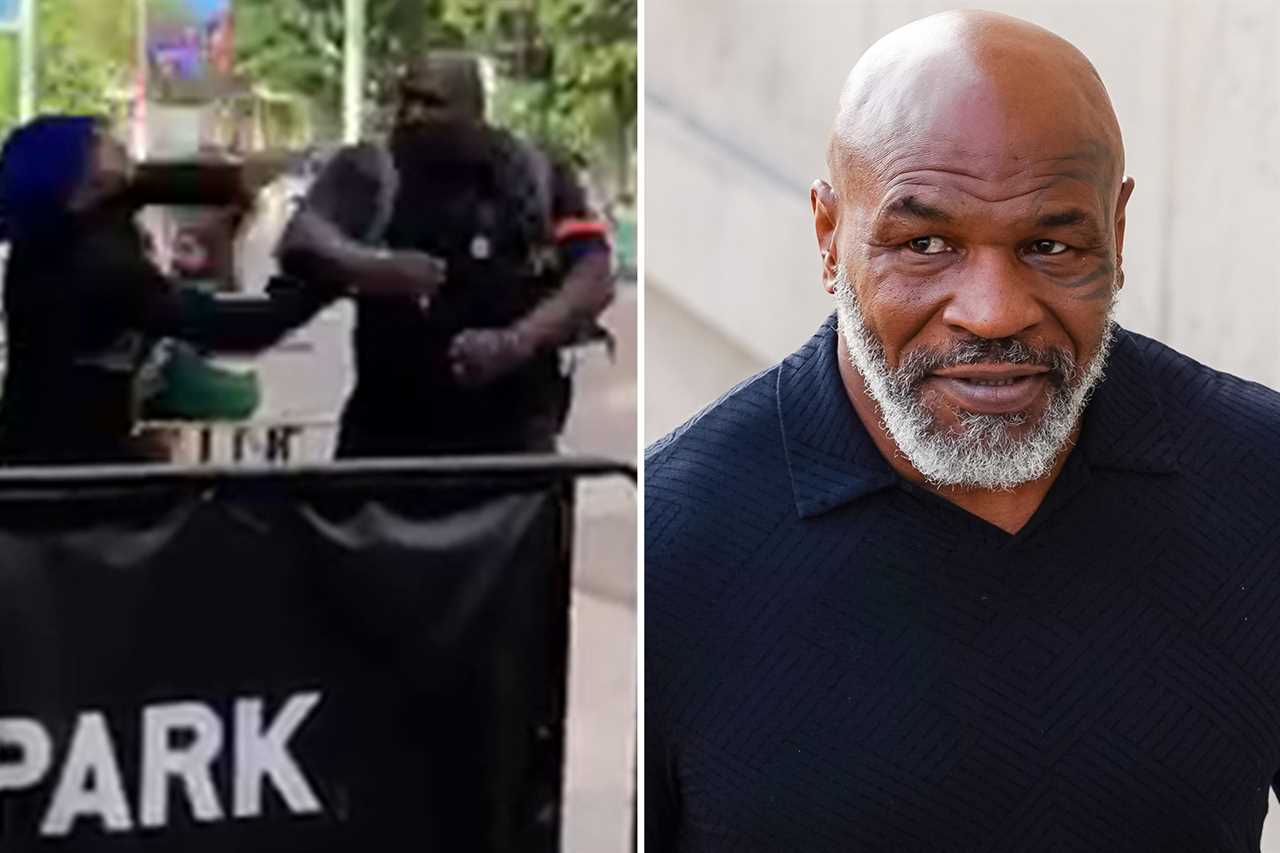 You will be amazed at the moment Mike Tyson leaps up behind his fans to talk about boxing legends.