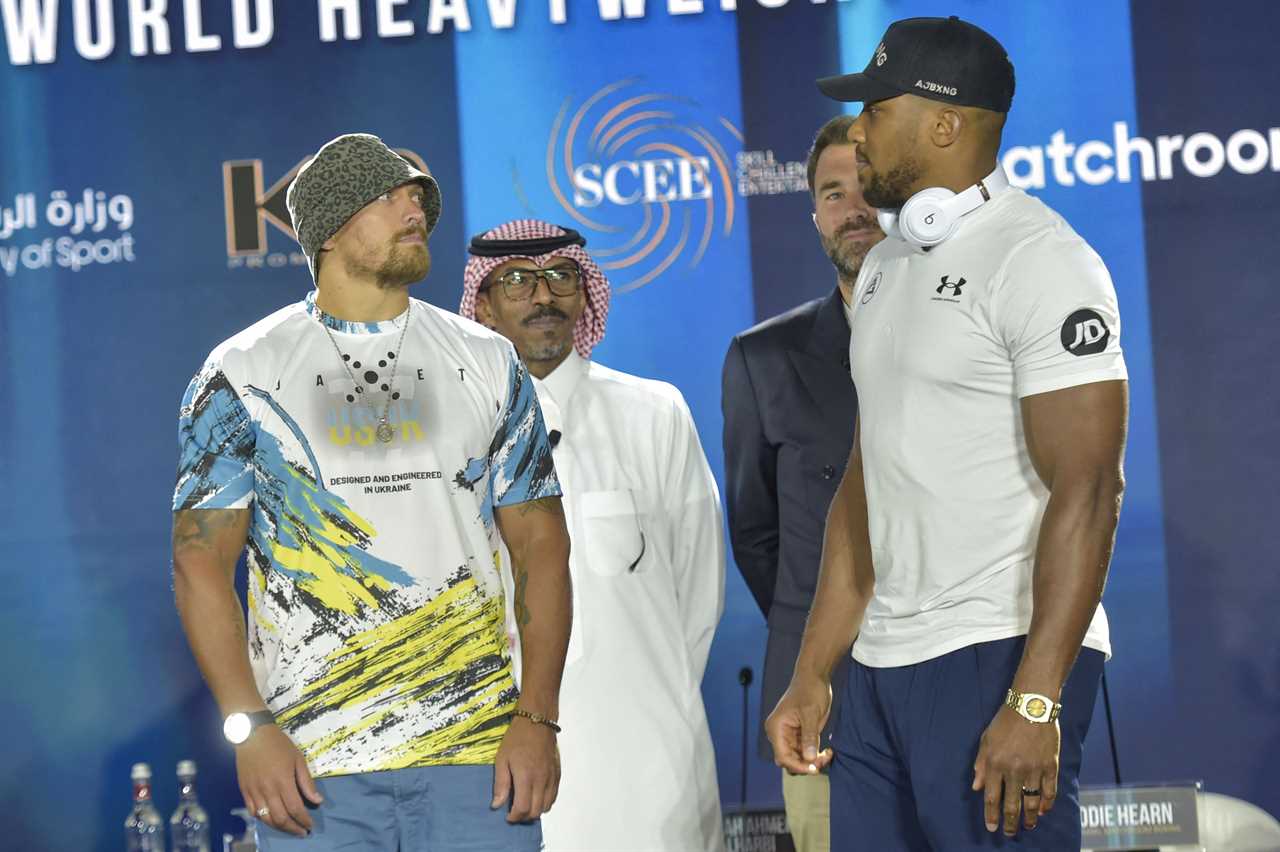 Anthony Joshua claims he is the comeback king, even though he admitted that Oleksandr Usyk gave him his 'a*** bust after an epic stare down
