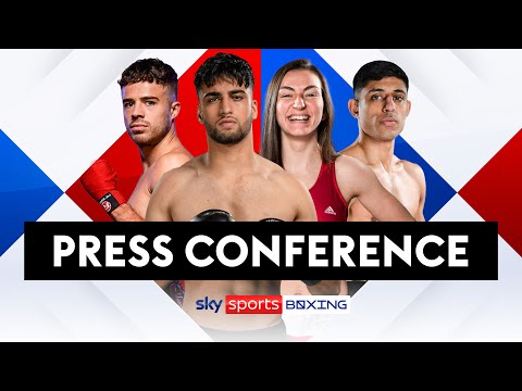 LIVE PRESS CONFERENCE Adam Azim and KarrissArtingstall Cori Gibbs, Dylan Cheema Coventry