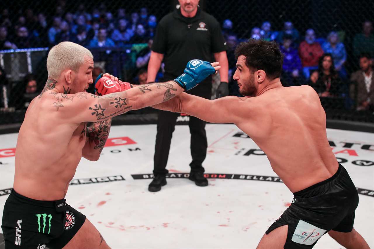 Gegard Mousasi, Bellator, tired of 'rolling about with sweaty men'. He sees Israel Adesanya fighting before MMA retirement.