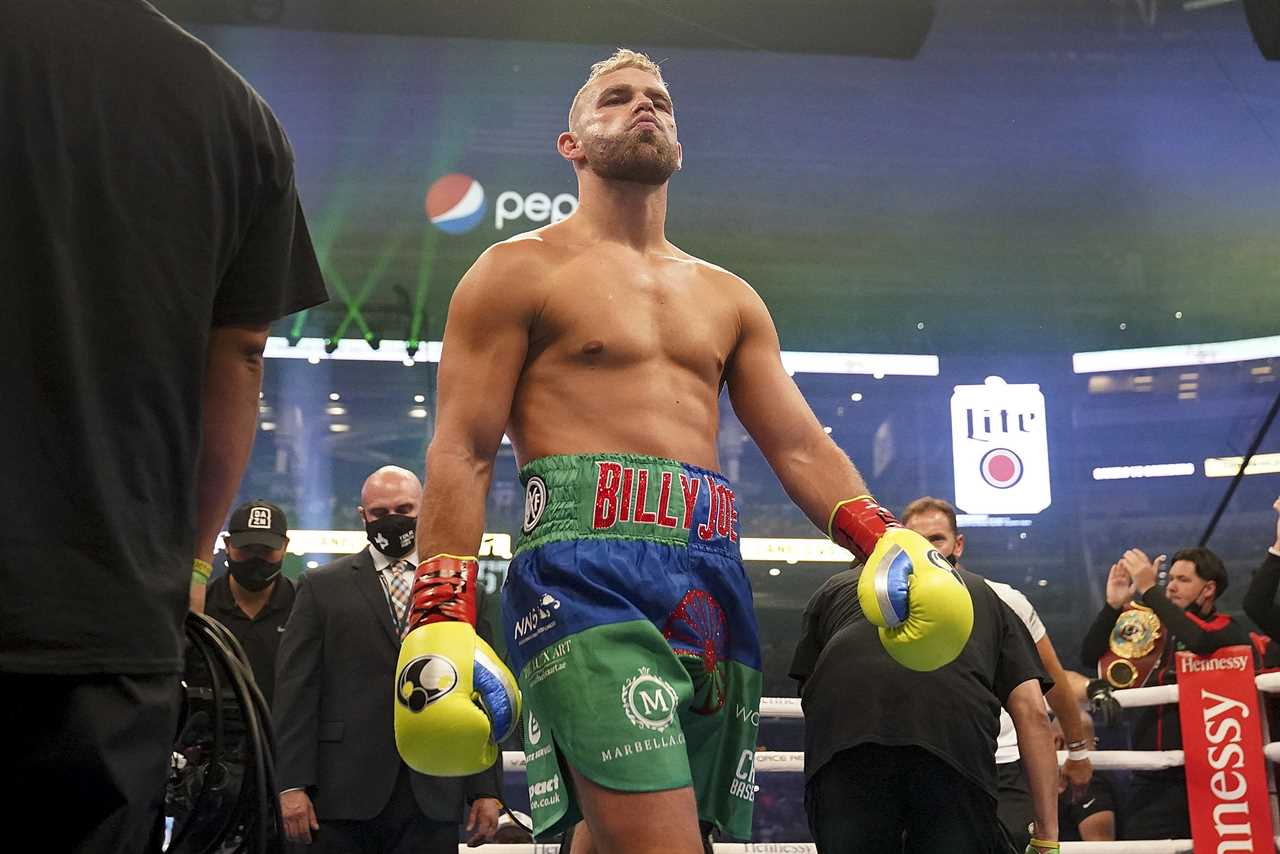 Coach reveals that Billy Joe Saunders is back in training and will be ready to fight in December shock bout.