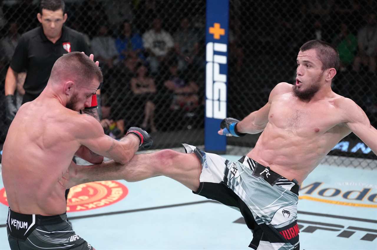 Khabib's cousin Umar Nurmagomedov improves his unbeaten record to 15, with a dominant win at UFC Vegas.