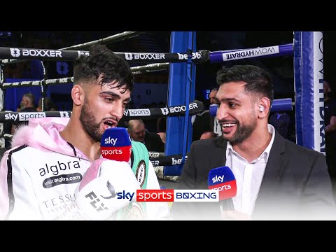 Adam Azim gets advice from Amir Khan: The title will come