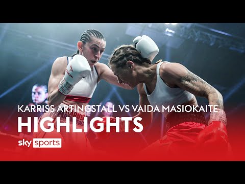Karriss Artingstall, dominant debut vs Vaida Maiokaite Highlights